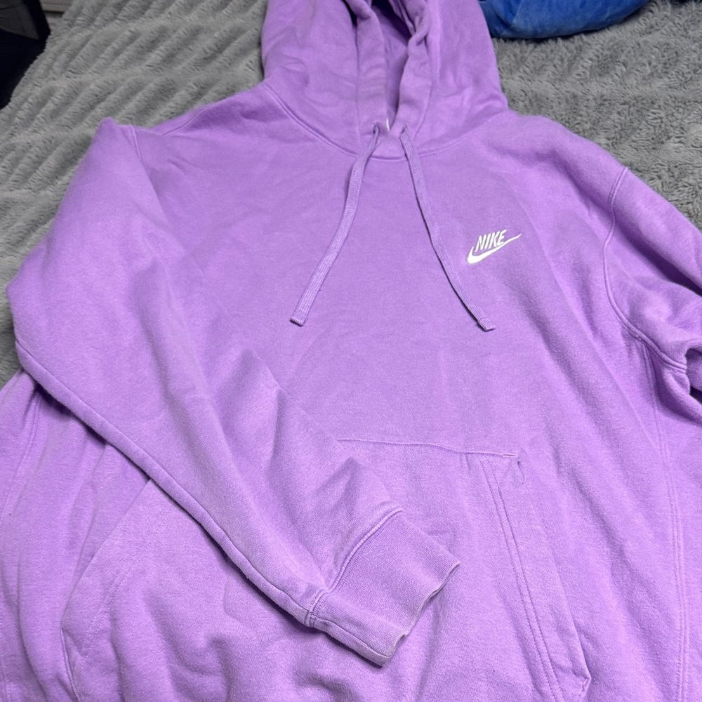 Nike Lavender Hoodie with White Logo